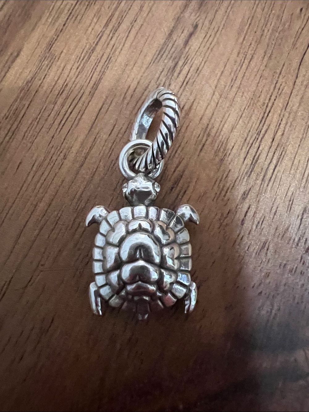 Brighton Silver Turtle Pendant Charm